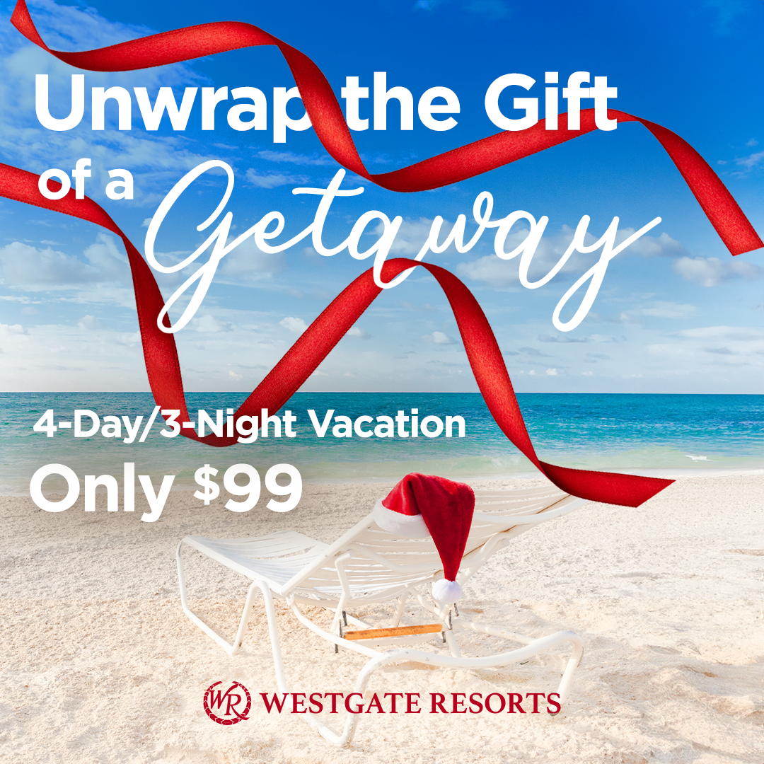 Unwrap the Gift of a Getaway, only $99